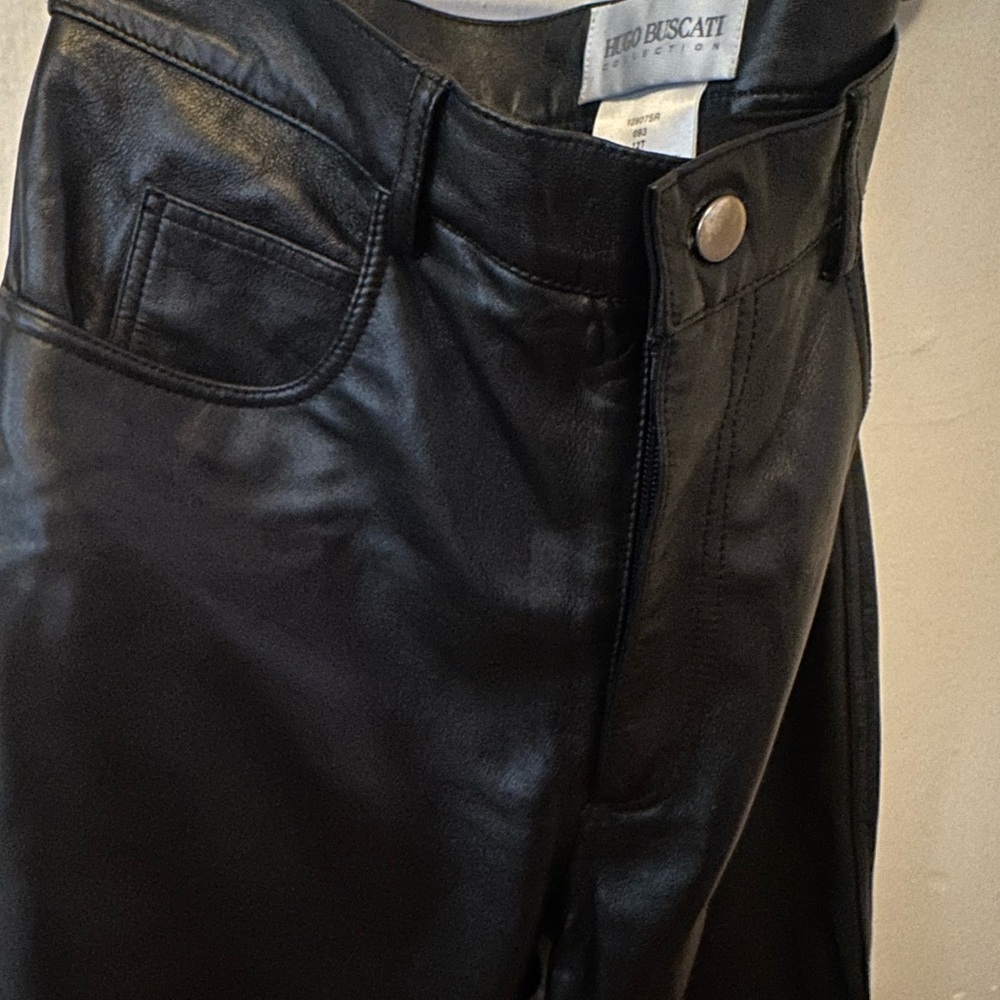 Hugo Buscati Vintage 100% Leather Pants